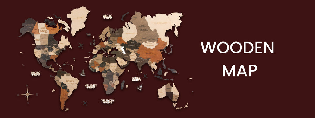 Wooden Map – Myindianthings
