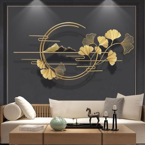 Flower Iron Pattern Metal Décor