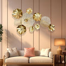 Glowing Gingko Flowers Metal Art Décor