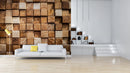 3D Appealing Wooden Wallpaper