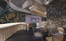 3D Charming Tropical Pattern Cafe Wallpaper