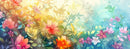 3D Floral Designed Boutique Wallpaper