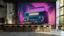 3D Tape Designed Music Wallpaper