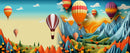 Air Balloons Landscape Kids Wallpaper