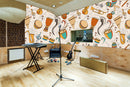 All Indian Instruments Pattern Music Wallpaper