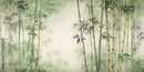 Bamboo Trees Pattern Spa Wallpaper