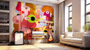 Beautiful Animated Lady Gaga Themed Music Wallpaper
