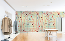 Beautiful Measurement Pattern Boutique Wallpaper