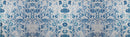 Blue Floral Designed Boutique Wallpaper