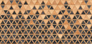 Brown And Black Triangular Themed Wooden Wallpaper