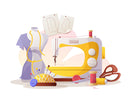 Charming Animated Themed Boutique Wallpaper