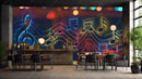 Colorful Tones Designed Music Wallpaper