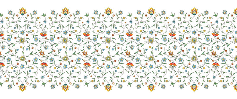Delightful Floral Designed Boutique Wallpaper