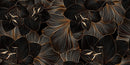 Delightful Floral Pattern Cafe Wallpaper