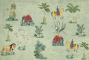 Diversified Tropical Pattern Chinoiserie Wallpaper