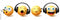 Eye Catching Emoji Pattern Music Wallpaper