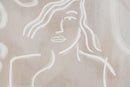 Girl Face Drawn Theme Wallpaper