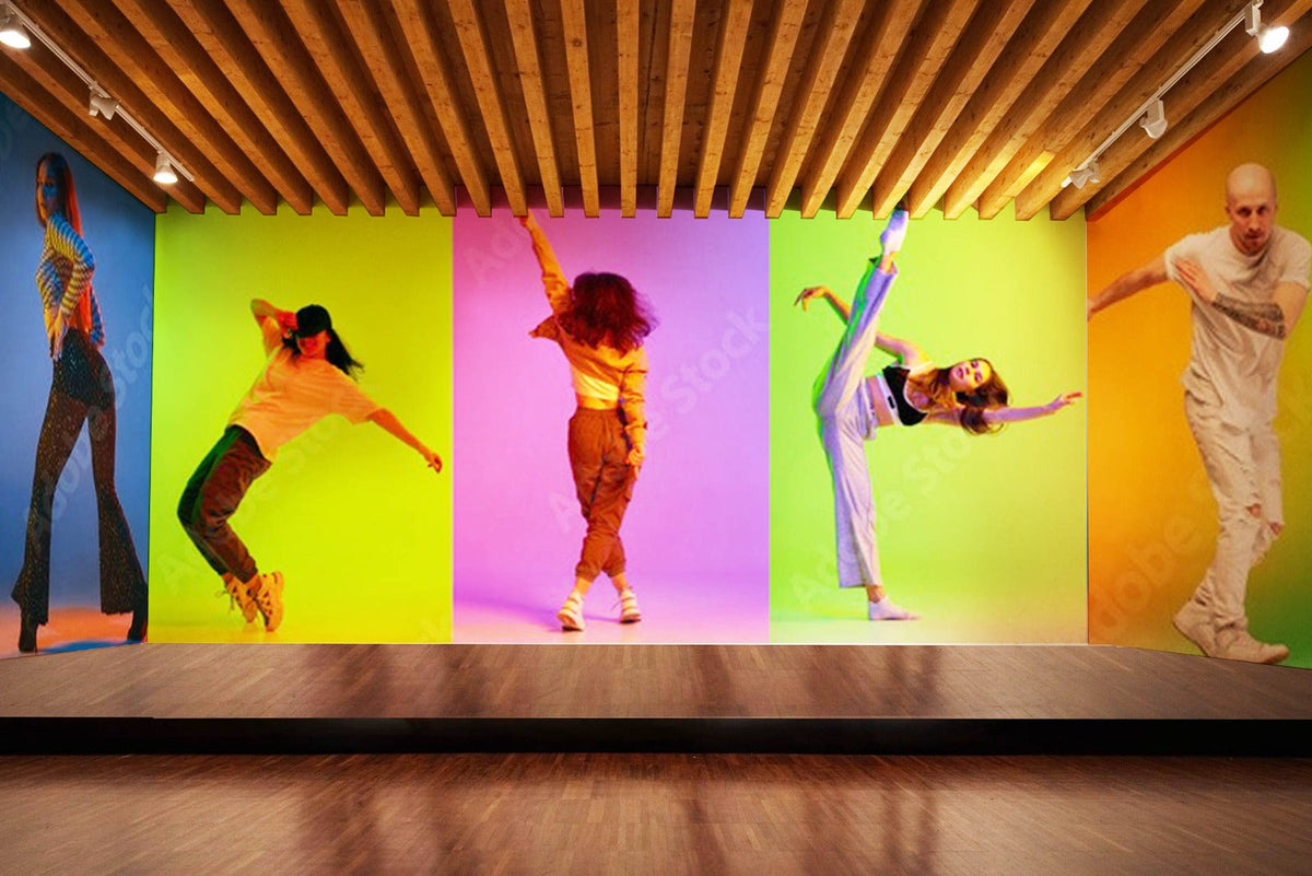 Hip Hop Dancers On Stage Wallpaper