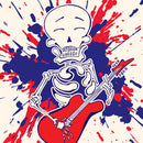 Impressive Skeleton Animated Music Wallpaper