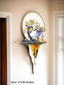 Beautiful Shining Moon Metal Art Home Décor