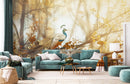 Nature Themed 3D Peacock Wallpaper