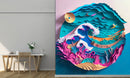 Ocean Waves 3D Design Wallpaper