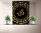 Om Namah Shivay Textured Om Wallpaper