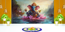 Playing In Water Ganesh ji Wallpaper