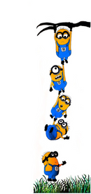 Playing Minions Cartoon Kids Wallpaper
