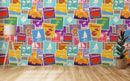 Postage Stamps Theme Aesthetic Wallpaper