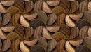 Pretty Pattern Wooden Wallpaper