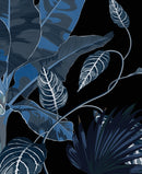 Ravishing Tropical Themed Cafe Wallpaper