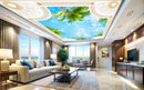 Realistic Sky View Ceiling Wallpaper