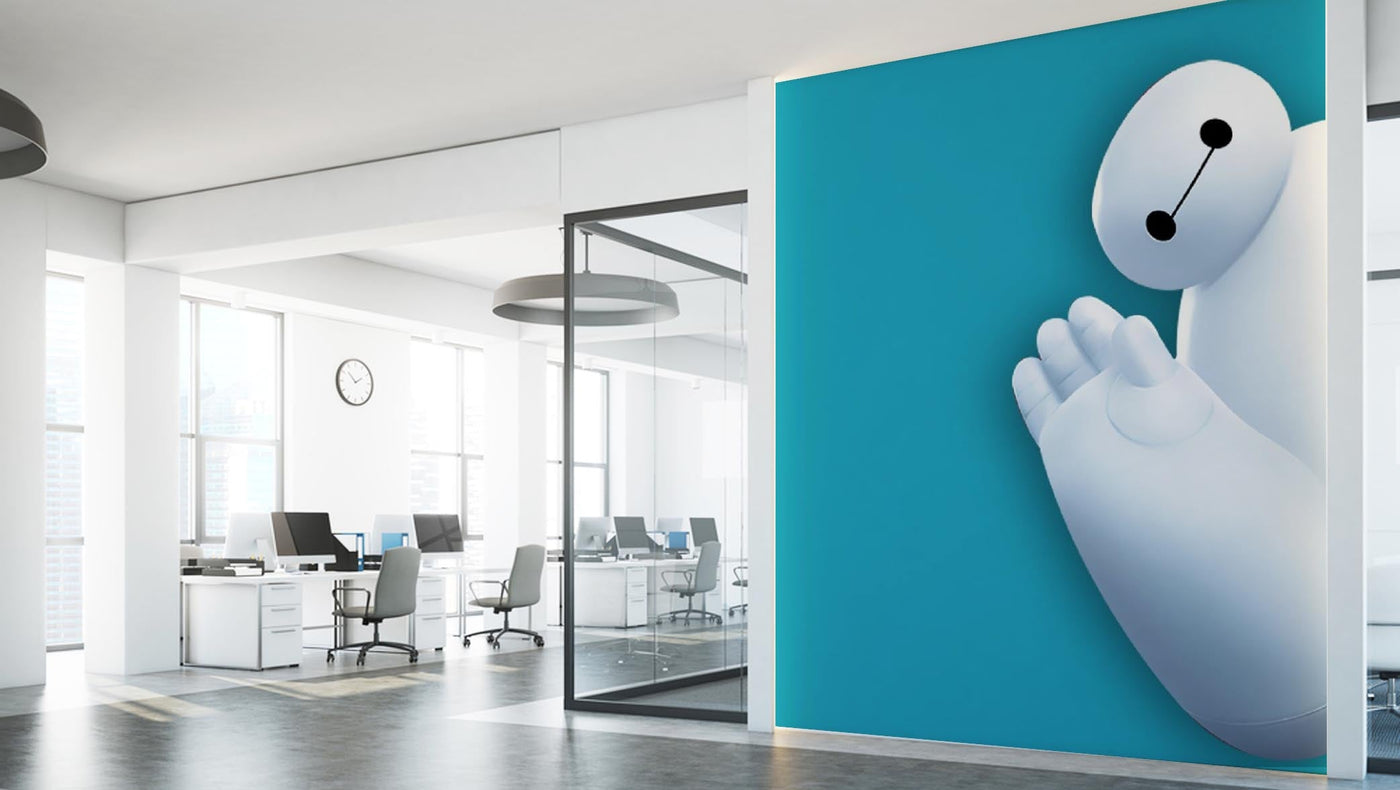 Robotics Theme Office Wallpaper