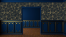 Royal Floral Pattern Cafe Wallpaper