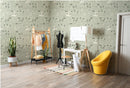 Scissors Pattern Boutique Wallpaper