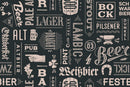Seamless Pattern Handwritten Poster Bar Wallpaper