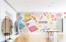 Sewing Vibes Boutique Wallpaper