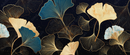 Shining Floral Pattern Cafe Wallpaper