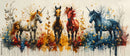 Sparkling Multi Colored Horse Wallpaper