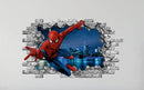 Spiderman Brick Pattern Wallpaper