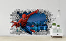 Spiderman Brick Pattern Wallpaper