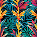 Stunning Colorful Tropical Cafe Wallpaper
