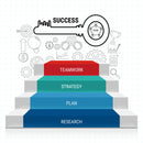 Team Success Formula Textured Wallpaper