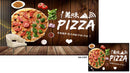 Pizza cafe wallcovering