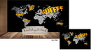 Coffee cafe map wallpaper