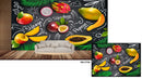 Chalk board fruit wall