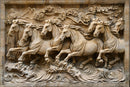 Wooden Textured Horse Wallpaper