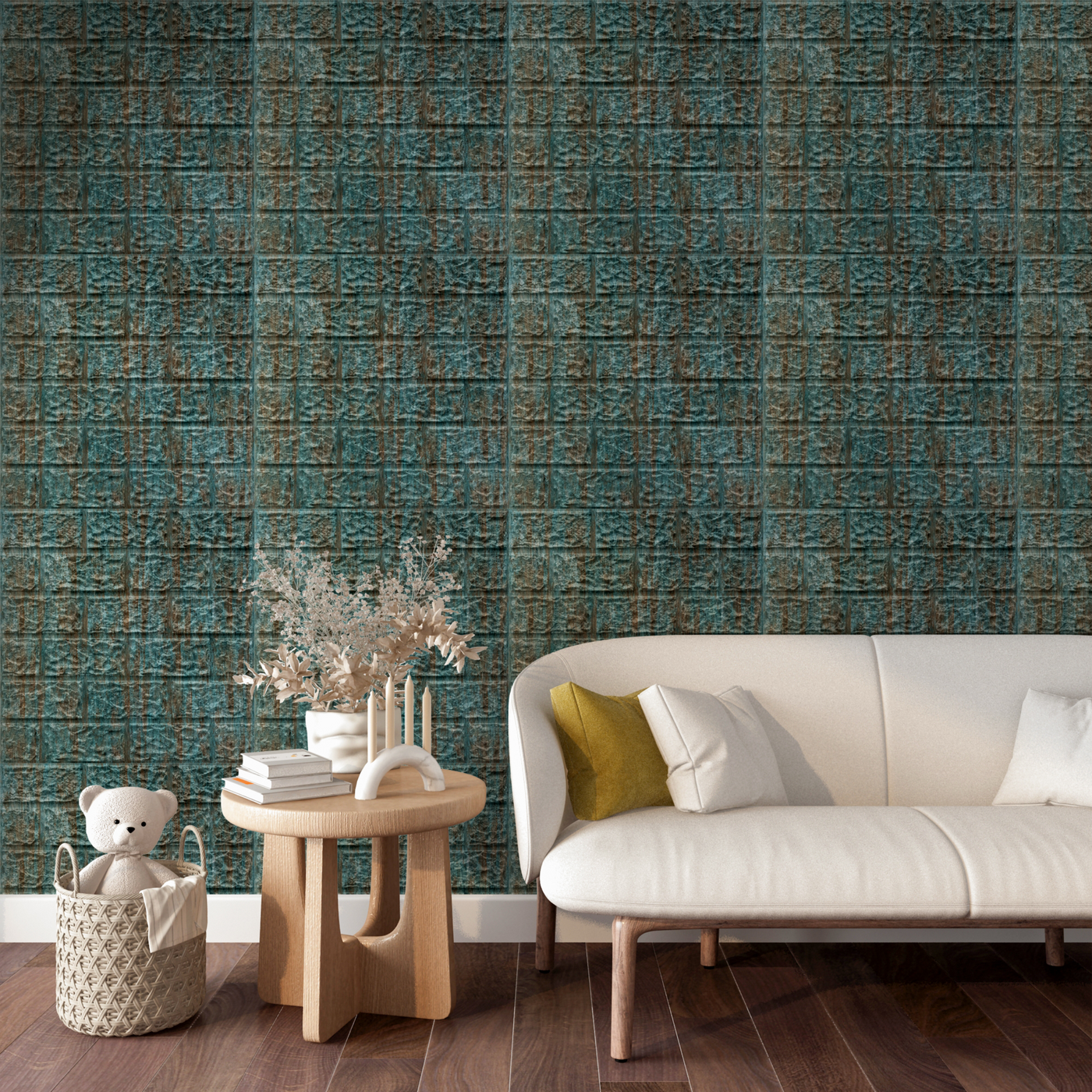 Rustic Wood Self Adhesive Panel