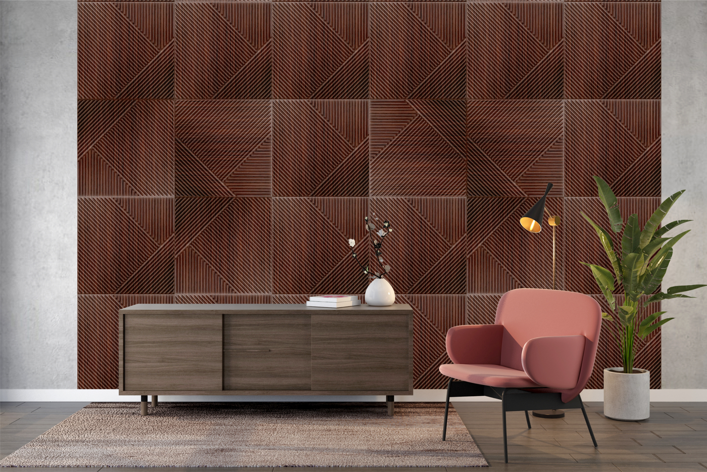 Walnut Wood Self Adhesive Panel